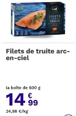 Picard MAISON LEPINAT Filets de truite offre