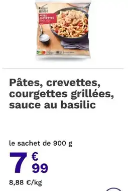 Picard Pâtes CREVETTES offre