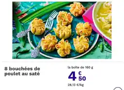 Picard 8 bouchées de poulet au saté offre