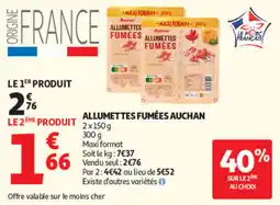 Auchan Allumettes fumées Auchan offre