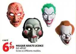 Auchan MASQUE ADULTE LICENCE offre