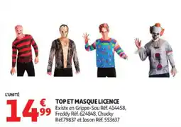 Auchan TOP ET MASQUE LICENCE offre