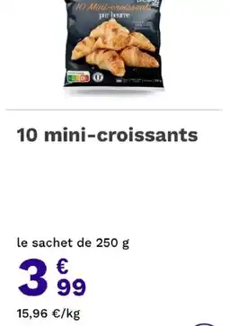 Picard Pile Mini-croissants offre