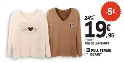 E.Leclerc TISSAIA PULL FEMME offre