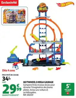 Auchan Hot Wheels Mega Garage offre