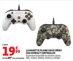 Auchan Nacon Manette filaire Xbox Série Pro Compact Controller offre