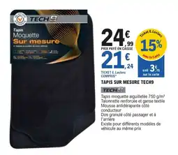 E.Leclerc L'Auto TECH9 Tapis sur mesure offre