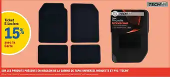 TECH9 Tapis Moquette Universel