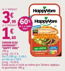E.Leclerc HappyVore Cordon Bleu Gourmand offre