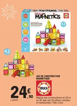 Jouet E.Leclerc EDUCA MAGNETICS offre