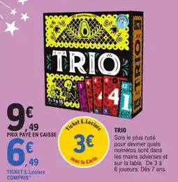 Jouet E.Leclerc TRIO offre