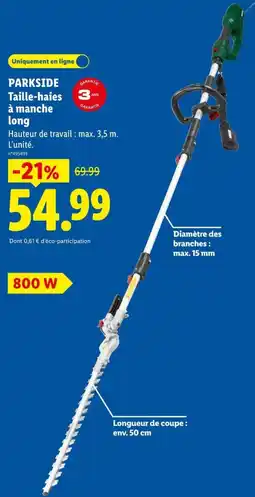 Lidl PARKSIDE Taille-haies à manche long offre