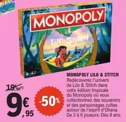 E.Leclerc MONOPOLY LILO & STITCH offre