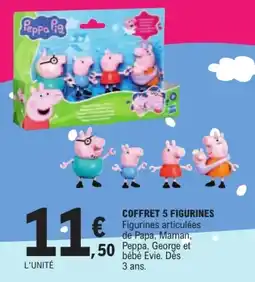 E.Leclerc Peppa Pig Figurines offre