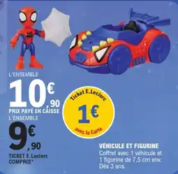 E.Leclerc Spider-Man Véhicule et Figurine offre