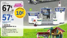 Jouet E.Leclerc Playmobil centre de commandement de la police offre