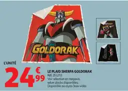 Auchan GOLDORAK LE PLAID SHERPA offre