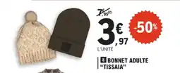 E.Leclerc Tissaia bonnet adulte offre