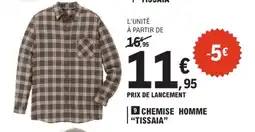 E.Leclerc Tissaia Chemise homme offre
