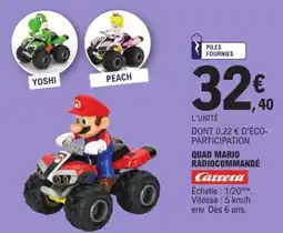 Jouet E.Leclerc Carrera Quad Mario Radiocommandé offre