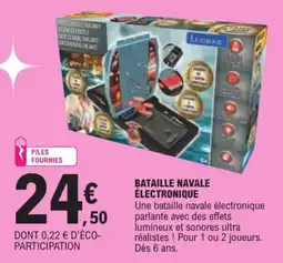 E.Leclerc Lexibook Bataille Navale Électronique offre