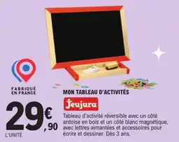 E.Leclerc Jeujura MON TABLEAU D'ACTIVITÉS offre