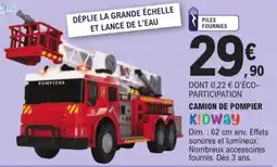 E.Leclerc K!DWay CAMION DE POMPIER offre