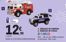 E.Leclerc K!DWAY VÉHICULE DE POMPIER offre