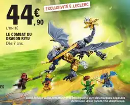 E.Leclerc Le combat du dragon riyu offre