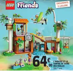 E.Leclerc Lego friends l'habitat et le centre de soins des koalas offre