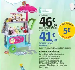 Jouet E.Leclerc Chariot des Délices offre