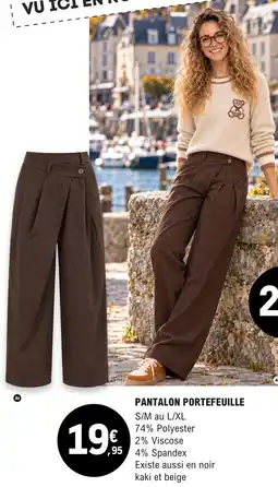 E.Leclerc Pantalon portefeuille offre