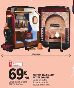 Jouet E.Leclerc COFFRET TRAIN HARRY POTTER EXPRESS offre