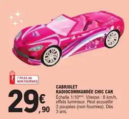 E.Leclerc CHIC CAR CABRIOLET offre