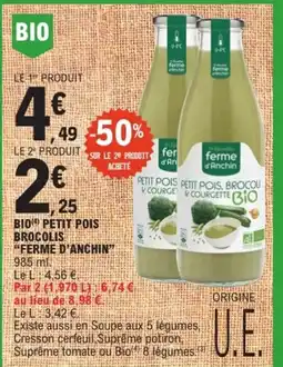 E.Leclerc ferme d'Anchin PETIT POIS BROCOLI offre