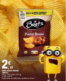 E.Leclerc Brets Chips Poulet Braisé offre