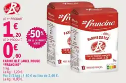 E.Leclerc Francine Farine de blé offre