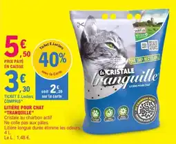 E.Leclerc la Cristale tranquille offre