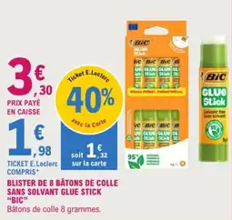 E.Leclerc BIC Glue Stick offre