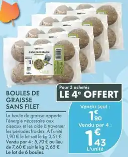 Point Vert nami boules de graisse offre