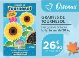 Point Vert Plein Champ Graines de Tournesol offre
