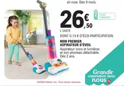 E.Leclerc Mon Premier Aspirateur d'Éveil offre