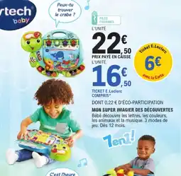 E.Leclerc Vtech baby Thais, la tortue exploratrice offre