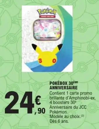 Pokémon Pokébox 30ème Anniversaire