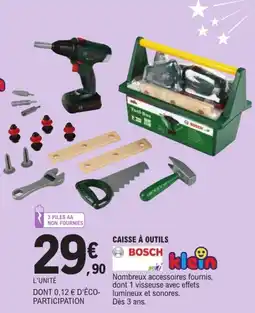 E.Leclerc Bosch caisse à outils offre
