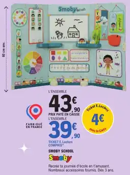 E.Leclerc Smoby School offre