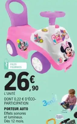 E.Leclerc Minnie Porteur Auto offre