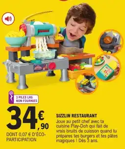 E.Leclerc Play-Doh Sizzlin Restaurant offre
