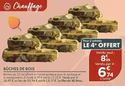 Point Vert BÛCHES DE BOIS offre