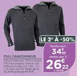 Point Vert PULL CAMIONNEUR offre